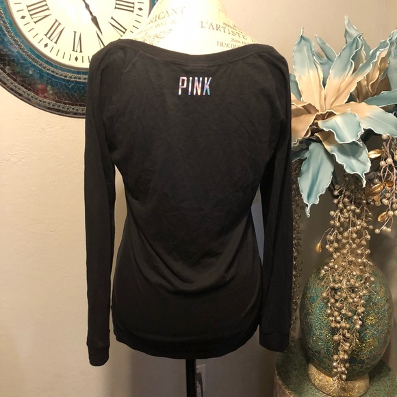 Sold!!Pink Hologram skull long sleeve Tee - Picture 4 of 5